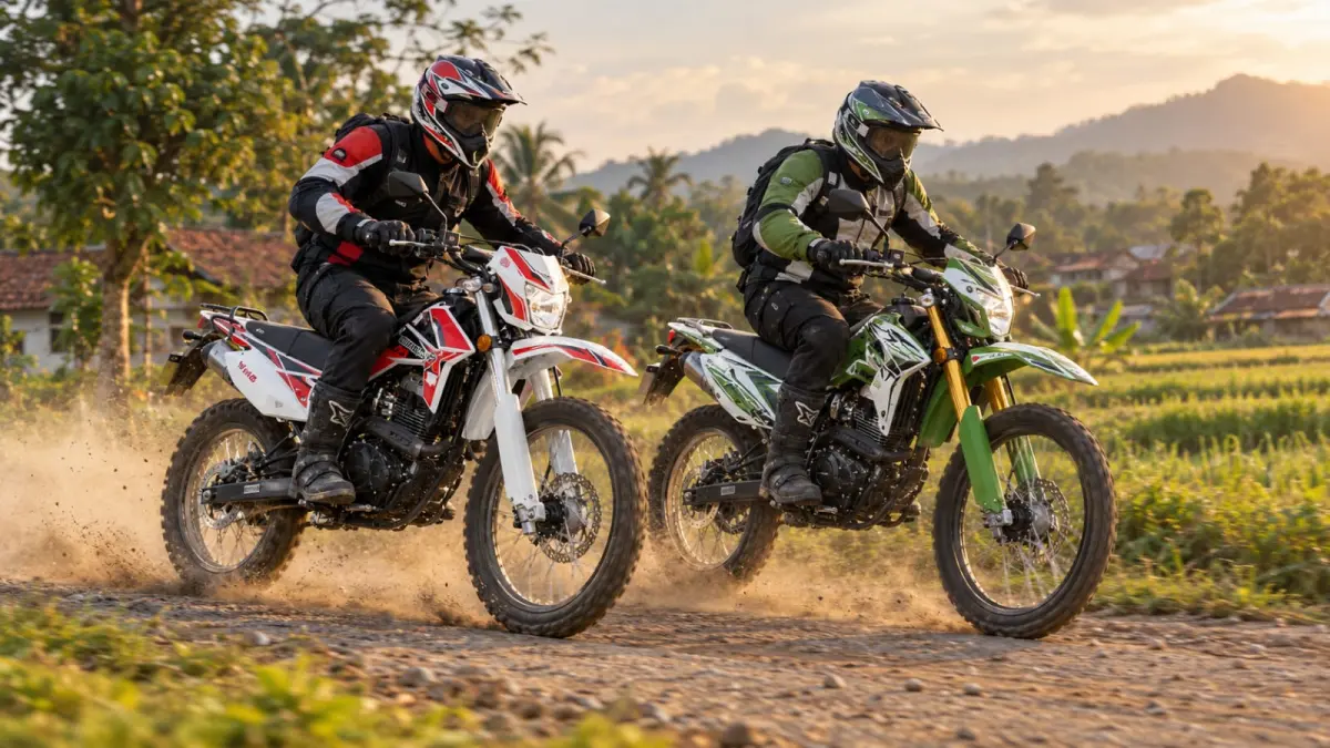 Viar Cross X 200 GT vs Kawasaki KLX 150, Mana yang Lebih Menarik untuk Dibeli?