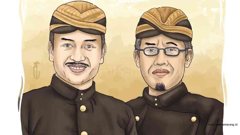 Karikatur Walikota dan Wakil Walikota Salatiga