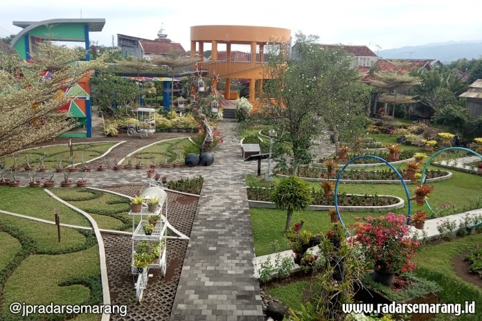 Kebun Bibit Senopati terlihat terawat meski belum menerima kunjungan wisatawan. (Singgih Adi/Jawa Pos Radar Semarang)