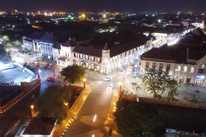 Kota Lama Semarang menjadi bagian dari Kota Semarang Lama yang telah ditetapkan menjadi cagar budaya nasional. (Adityo Dwi/Jawa Pos Radar Semarang)