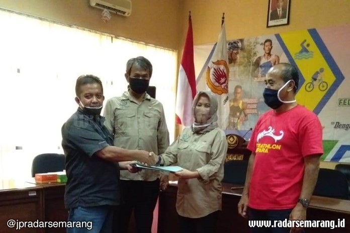 Iik Suryati Azizah terpilih sebagai Ketua Umum Federasi Triathlon Indonesia (FTI) Jateng 2020-2024. (Istimewa)