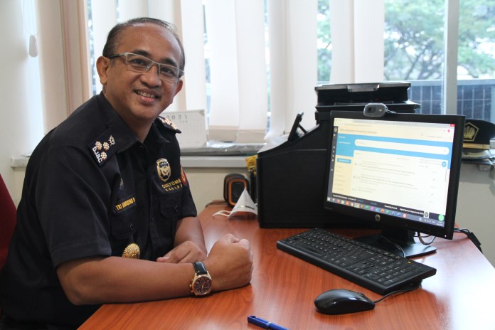 Kepala Seksi Perbendaharaan Bea Cukai Semarang Tri Hanggono Nugroho. (Istimewa)