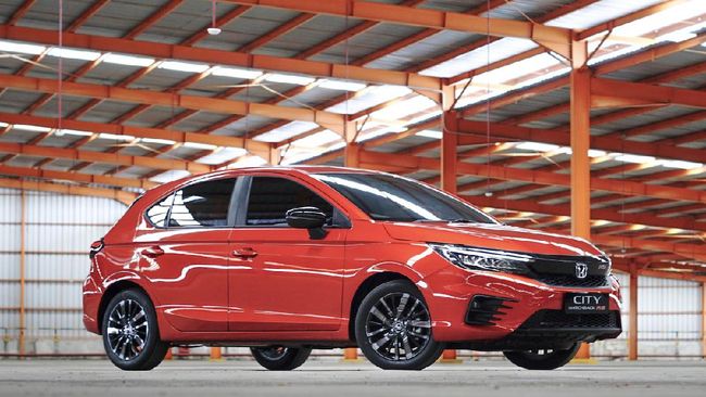 Honda City Hatchback RS diproyeksikan sebagai penerus Honda Jazz yang sudah habis masa produksi Januari 2021. (Istimewa)