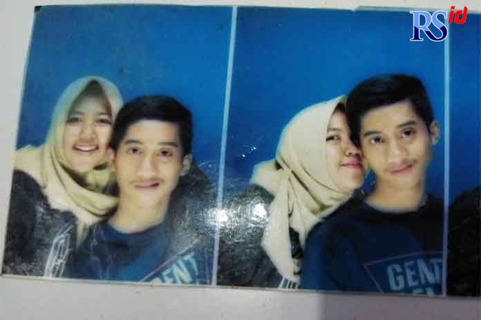 Silvi Ayu Nugraha dan pacarnya. (DOKUMEN PRIBADI)
