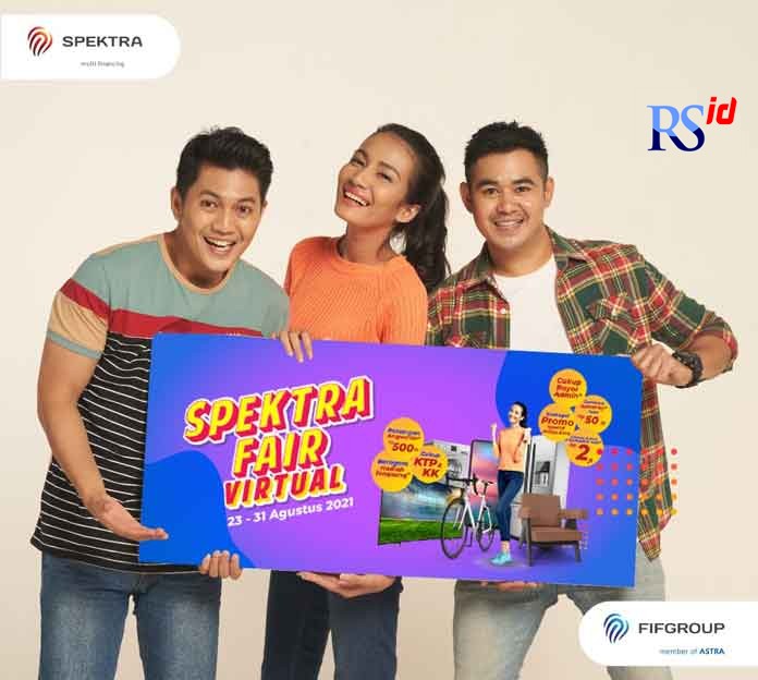 SPEKTRA FAIR menyediakan layanan pembiayaan mulai dari produk elektronik, gadget, dan perabotan rumah tangga dengan berbagai macam promo spesial yang menguntungkan. Selain itu, berbagai macam hadiah juga bisa diraih di SPEKTRA FAIR Virtual yang akan diada