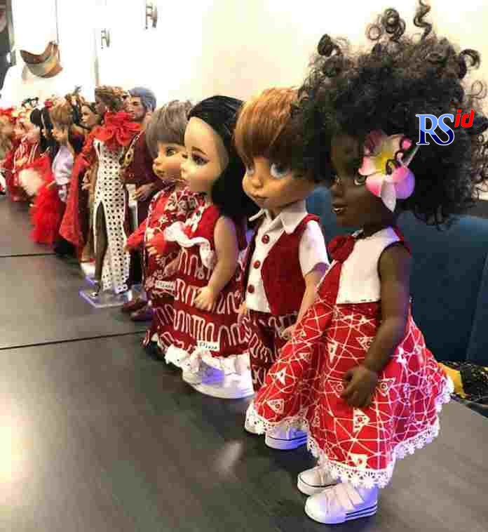 Sejumlah koleksi boneka anggota Doll Lovers. (Istimewa)