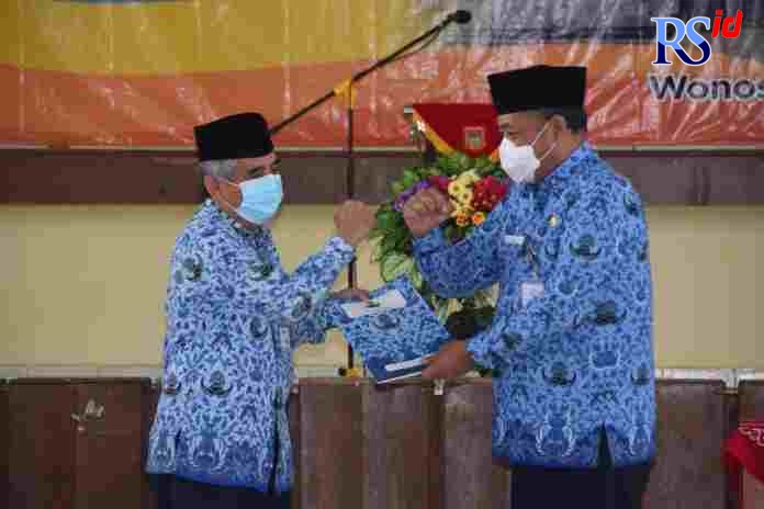 Sekda One Andang Wardoyo menjadi ketua Dewan Pengurus Korpri Kabupaten Wonosobo 2021-2026. (Istimewa)