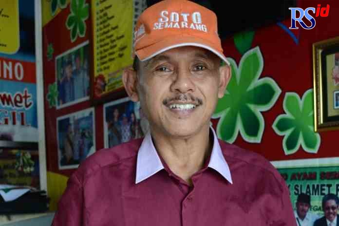 PANTANG MENYERAH : Slamet Riyanto atau beken disebut Slamet Ragil sosok yang ulet dan konsisten.(Dok/jawa pos radar magelang)