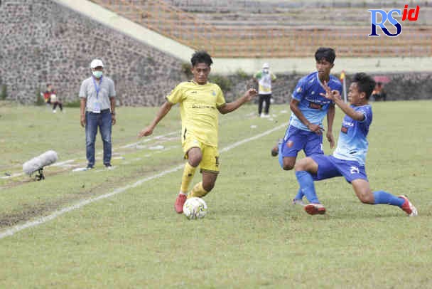 Laga Persip vs Persekap di Stadion Hoegeng, Kota Pekalongan, Senin (22/11/2021). (Istimewa)