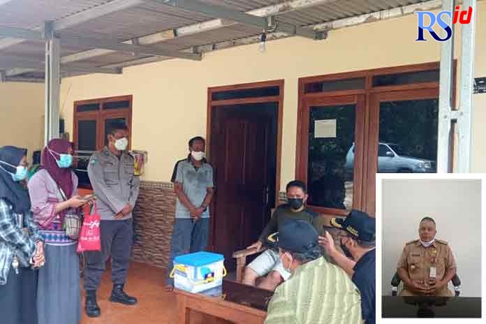 Pemerintah menyalurkan vitamin dengan mendatangi langsung rumah warga. Dody Priyanto. (Inzet). (ADIT BAMBANG SETYAWAN/JAWA POS RADAR SEMARANG)