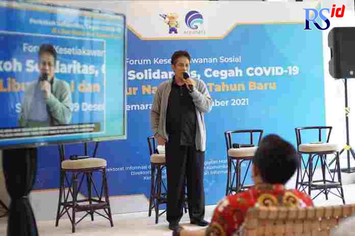 Direktorat Informasi dan Komunikasi Pembangunan Manusia dan Kebudayaan  pun melaksanakan webinar “Forum Kesetiakawanan Sosial – Perkokoh Solidaritas di Libur Natal dan Tahun Baru” di Makabana Resto, Semarang, Jawa Tengah. (Istimewa)
