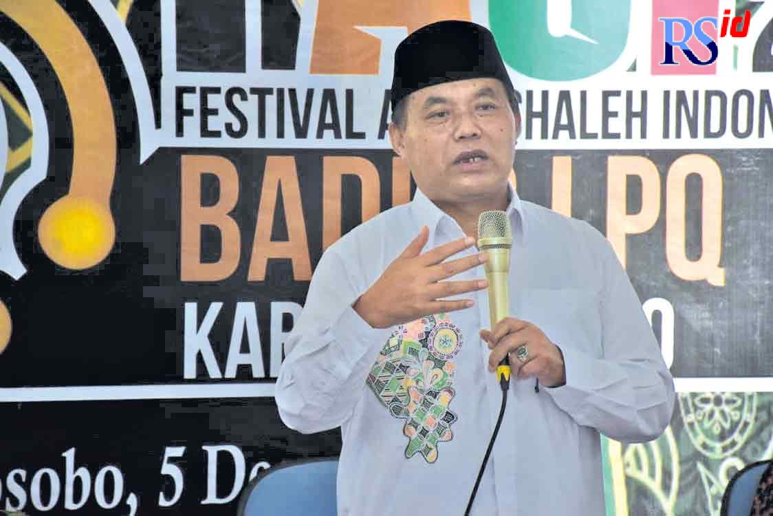 Wakil Bupati Wonosobo, M Albar saat membuka acara FASI di MI Kliwonan. (Istimewa)