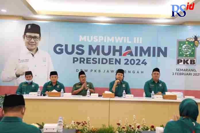 MUSPIMWIL: PKB Jawa Tengah menggelar Muswil dan mendukung Ketum uantuk Maju Capres. (MIFTAH/JAWAPOS RADAR SEMARANG)