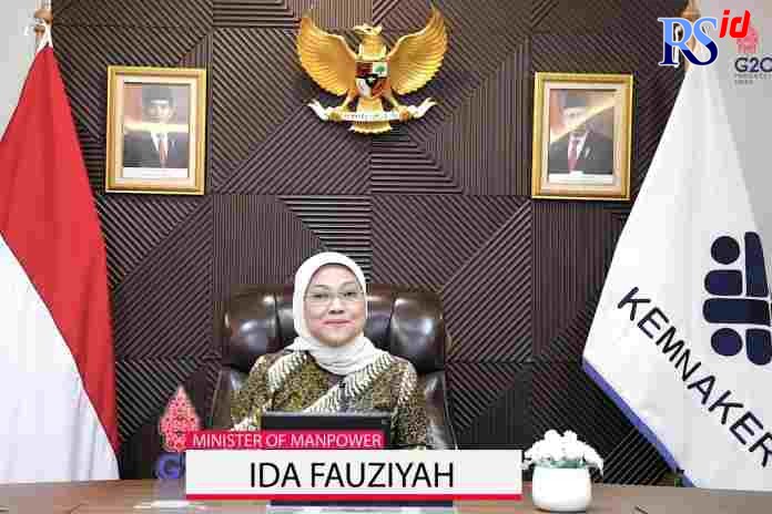 Menteri Ketenagakerjaan Republik Indonesia, Ida Fauziyah pada pembukaan Side Event G20 EMPOWER pertama, Selasa (29/3). (Istimewa)