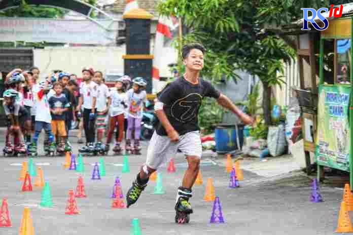tempat latihan Batara Inline Skate yang berada di Jalan Batan Timur Raya Kota Semarang. (Istimewa)
