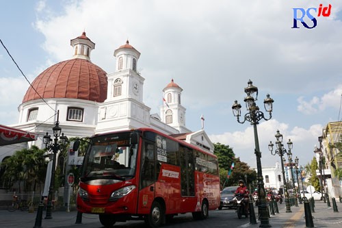 BRT TRnas Semarang. (Dokumentasi Baskoro Septiadi/Jawa Pos Radar Semarang)
