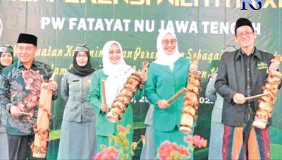 Pembukaan Konferwil Fatayat NU Jateng yang berlangsung di perkebunan Agro Tambi, Kejajar Sabtu (26/6). (Istimewa)