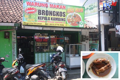Brongkos Kepala Kambing Khas Temanggung.  (ADDIN ALFATH/JAWA POS RADAR SEMARANG)