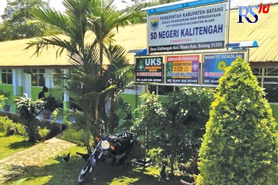Suasana SDN Kalitengah, Kecamatan Blado. PPDB tahun ini SD tersebut tidak mendapat murid sama sekali. (Istimewa)