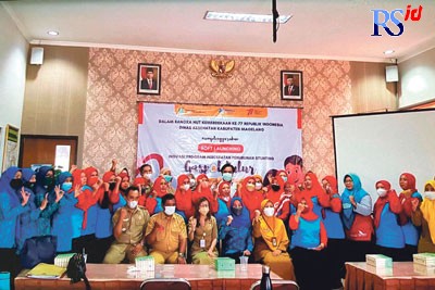 Peluncuran program Gaspol Dulur di Puskesmas Borobudur, Kabupaten Magelang Selasa (2/8). (Istimewa)