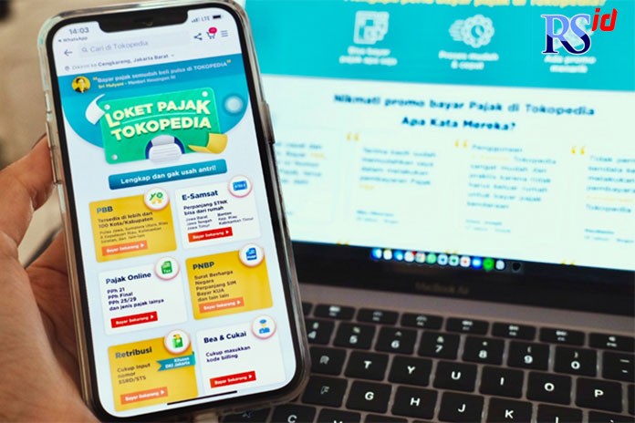 Masyarakat wilayah Jawa Timur dapat lebih mudah untuk memenuhi kewajiban membayar pajak dengan menggunakan aplikasi Tokopedia. (Istimewa)
