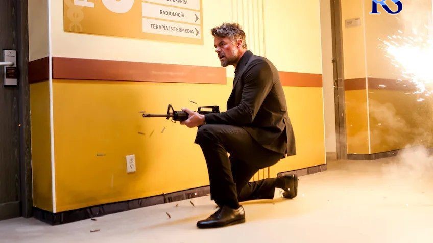 Josh Duhamel as Cain in Blackout.