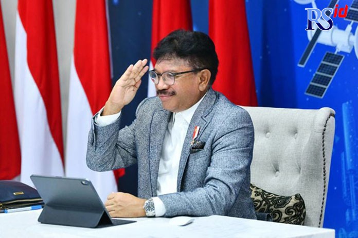 Home Nasional Diserang Hacker Bjorka, Johnny G Plate Bilang Begini NASIONAL 12 September 2022, 20:27:19 WIB Diserang Hacker Bjorka, Johnny G Plate Bilang Begini X  Menteri Komunikasi dan Informatika (Menkominfo) Johnny G.Plate