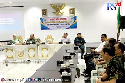 Rakor LKS Tripartit dalam rangka menciptakan hubungan industrial harmonis. (DEVI KHOFIFATUR RIZQI/ JAWA POS RADAR SEMARANG)