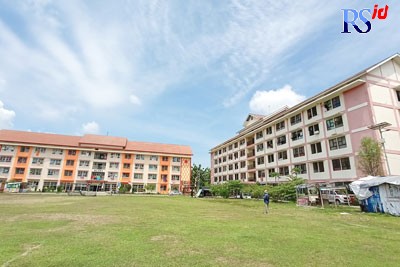 Suasana Rusunawa Kudu, Kecamatan Genuk, saat ini telah full okupansi. (ADENNYAR WYCAKSONO/JAWA POS RADAR SEMARANG)