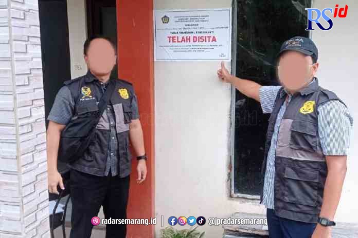 DISITA : Bangunan milik tersangka kasus dugaan tindak pidana perpajakan di Kelurahan Jaraksari, Kecamatan Wonosobo yang disita PPNS DJP Jawa Tengah II. (DOK DJP Jawa Tengah II)