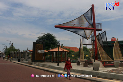 Kawasan Kampung Melayu yang sudah ditata menjadi salah satu jujukan wisata Semarang Lama. (NURCHAMIM/JAWA POS RADAR SEMARANG)