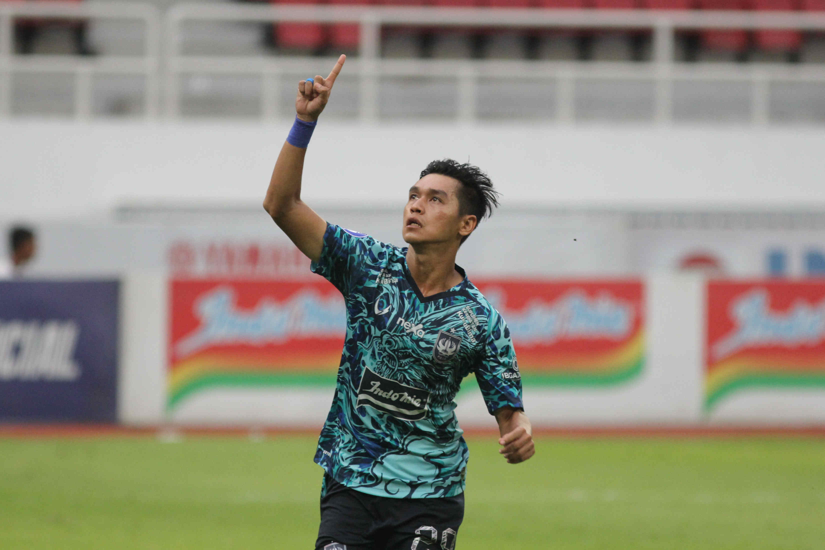 Septian David Maulana akan kembali menjadi andalan lini depan PSIS menghadapi Persikabo 1973 sore (21/2/2023) nanti. (Baskoro Septiadi/Jawa Pos Radar Semarang)
