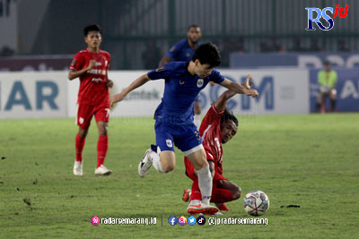 Duel Derby Taneg PSIS vs Persis di Piala Presiden 2022 lalu. (Baskoro Septiadi/Jawa Pos Radar Semarang)