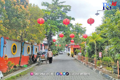 Taman toga di RW 08 Kelurahan Panggung Lor yang rapi dan asri. (Istimewa)