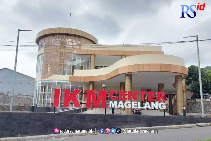 Gedung IKM Center di kawasan Lembah Tidar, Magersari, Kecamatan Magelang Selatan, selesai dibangun. Gedung ini akan dioperasionalkan untuk mendisplay berbagai produk unggulan Kota Magelang. (Istimewa)