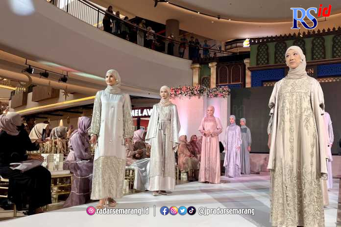 Tren busana lebaran yang diusung DS Modest mengangkat warna Spring/Summer. (Istimewa)