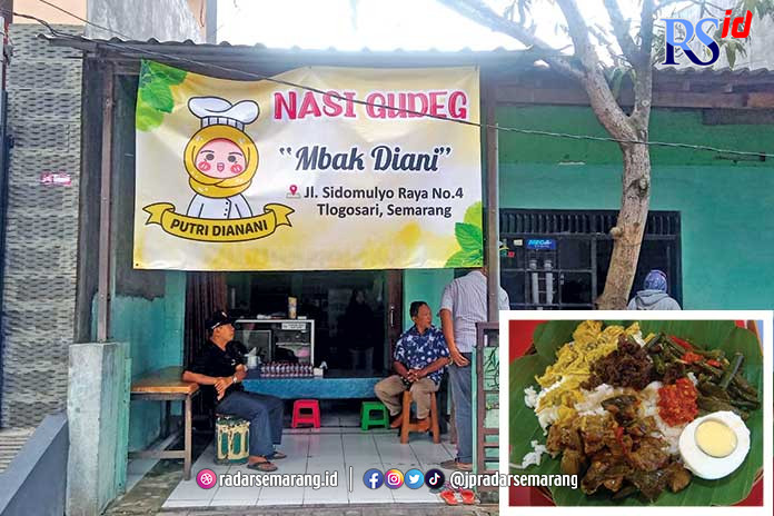 Nasi Gudeg Mbak Diani, kuliner yang sudah ada sejak 1990 dan sampai sekarang tetap ramai pembeli. (Istimewa)