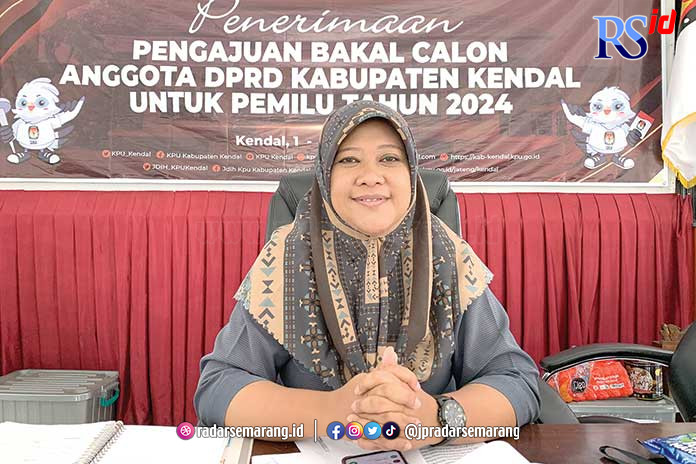 Ketua KPU Kendal Hevy Indah Oktaria.