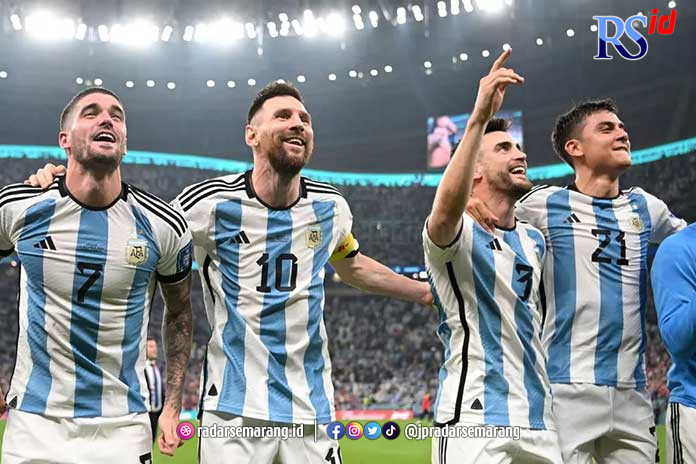 Timnas Argentina saat tampil pada Piala Dunia Qatar 2022 (ESPN)