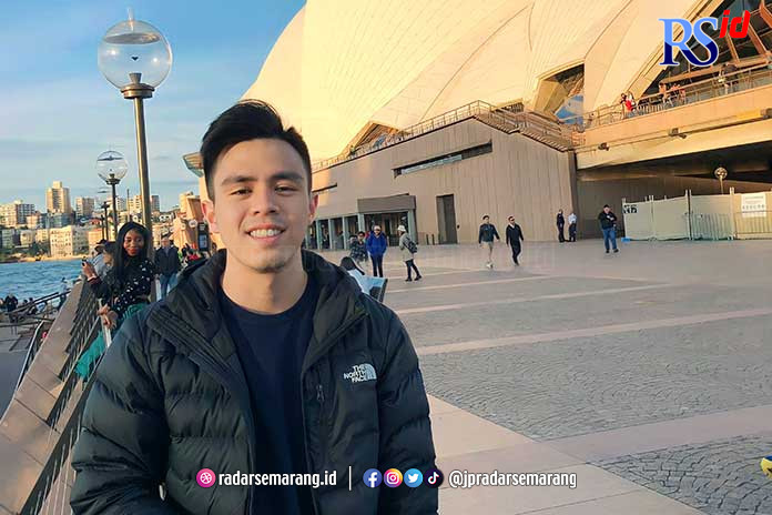 Nathan Sidi, pemuda asal Salatiga saat masih berada di Australia. (Istimewa)
