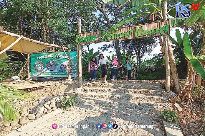Kawasan Kedung Winong, masih asri dan coba dijual sebagai tempat wisata baru di Kota Semarang. (ADENNYAR WYCAKSONO/JAWA POS RADAR SEMARANG)