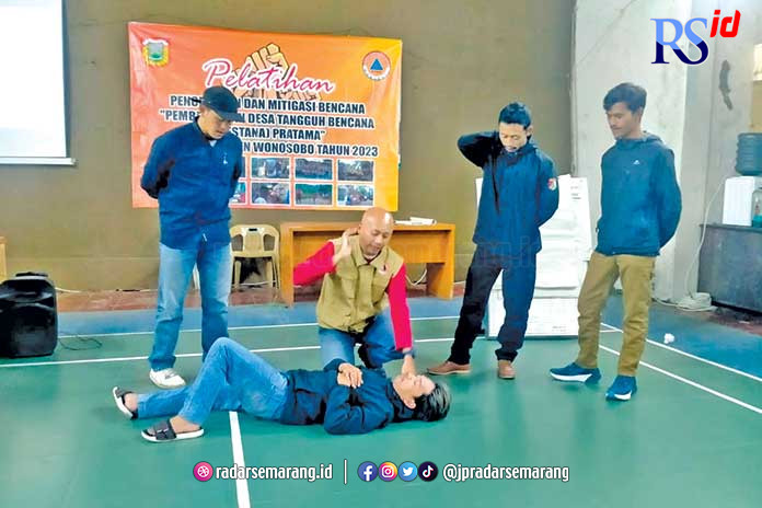 Warga dari tujuh desa di kawasan Dieng mendapatkan pelatihan mitigasi bencana. (Istimewa)
