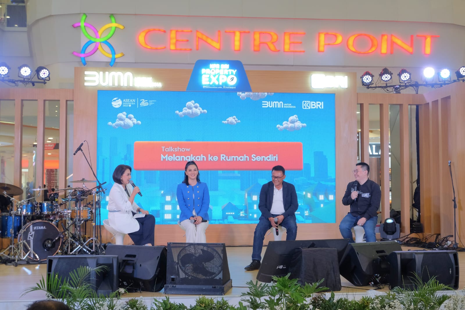 Talk Show dalam kegiatan KPR BRI Expo 2023