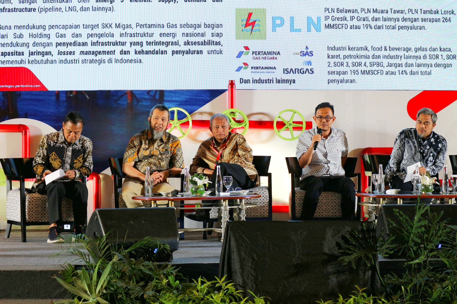 Suasana pelaksanaan workshop teknologi dan pengelolaan gas di Surabaya 03/07/2023.