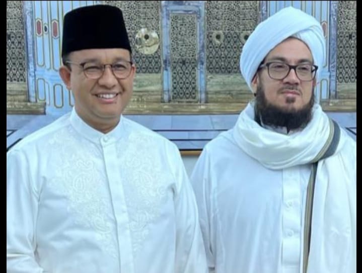 KOMPAK: Anies Rasyid Baswedan bersama ulama Arab Saudi, Sayyid Ahmad Al Maliki.