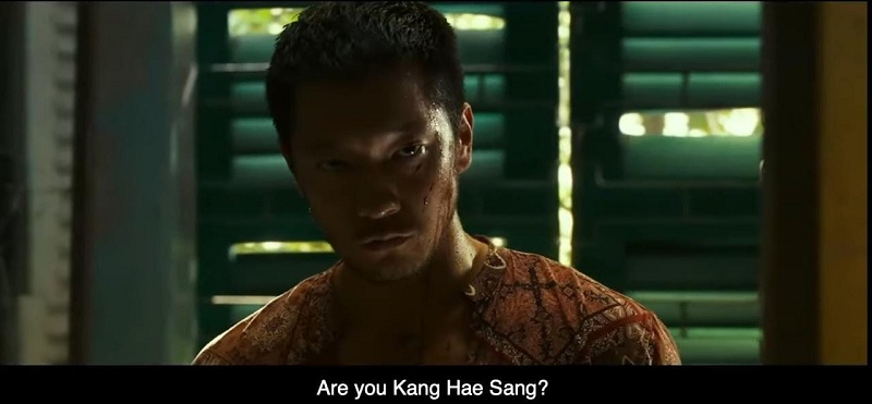 Son Seokgu, pemeran utama antagonis dalam film The Outlaws 2 (YouTube channel @EonTalk Media)