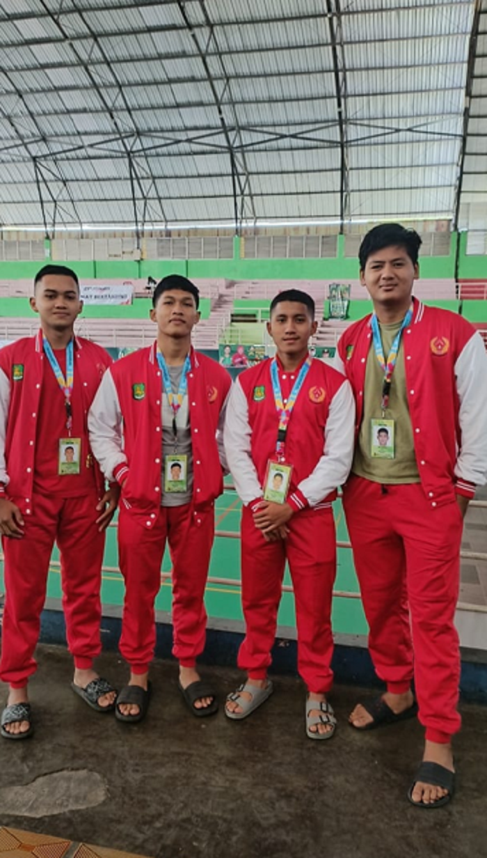 TINGGAL HARAPAN: Tim basket putra Sumenep saat mengikuti porprov di GOR Delta Sidoarjo pada Rabu (6/9). ADI SURYA RAHMAN UNTUK JPRM