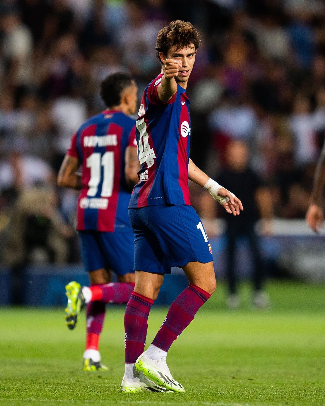 Joao Felix cetak dua gol untuk Barcelona di laga perdana Liga Champions. (Instagram: @fcbarcelona)