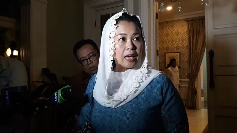 NYATAKAN DUKUNGAN: Yenny Wahid Putri mantan Presiden RI ke-4, Abdurrahman Wahid atau Gus Dur (Sumber Foto: JawaPos.com)