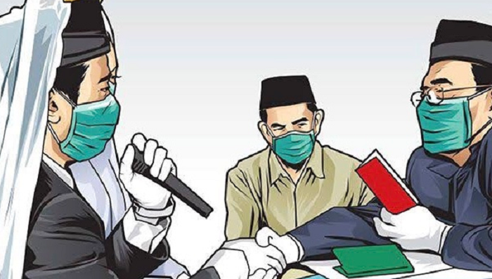 Ilustrasi pernikahan oleh penghulu (jawa pos group)